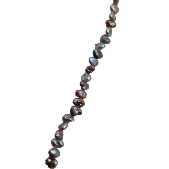 Freshwater Pearl Multicolored Necklace with Sterling Silver Clasp - Picture 5 of 7